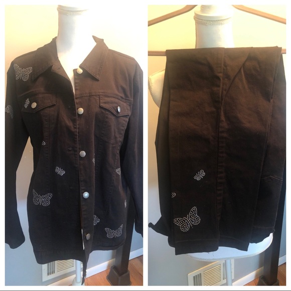 Quacker factory matching jacket and pants - Picture 1 of 12